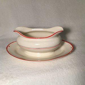 Homer Laughlin Nautilus Eggshell Gravy Boat